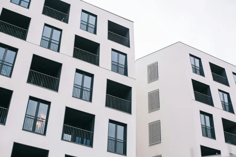 Modern strata building